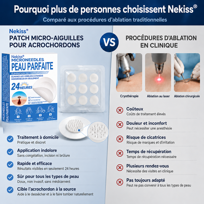 👩‍⚕️🎁 𝐵𝑜𝑢𝑡𝑖𝑞𝑢𝑒 𝑂𝑓𝑓𝑖𝑐𝑖𝑒𝑙𝑙𝑒 | 𝑵𝐞𝒌𝐢𝐬𝐬® 🌿𝑴𝒊𝒄𝒓𝒐𝒏𝒆𝒆𝒅𝒍𝒆𝒔 𝑷𝒆𝒂𝒖 𝑷𝒂𝒓𝒇𝒂𝒊𝒕𝒆 É𝒍𝒊𝒎𝒊𝒏𝒂𝒕𝒊𝒐𝒏 𝑫𝒆𝒔 𝑽𝒆𝒓𝒓𝒖𝒆𝒔 𝑷𝒂𝒕𝒄𝒉 (𝑃𝑜𝑢𝑟 𝑙𝑒𝑠 𝑎𝑐𝑟𝑜𝑐ℎ𝑜𝑟𝑑𝑜𝑛𝑠, 𝑙𝑒𝑠 𝑝𝑒𝑡𝑖𝑡𝑒𝑠 𝑒𝑥𝑐𝑟𝑜𝑖𝑠𝑠𝑎𝑛𝑐𝑒𝑠 𝑐𝑢𝑡𝑎𝑛é𝑒𝑠, 𝑙𝑒𝑠 𝑣𝑒𝑟𝑟𝑢𝑒𝑠, 𝑙𝑒𝑠 𝑔𝑟𝑎𝑖𝑛𝑠 𝑑𝑒 𝑏𝑒𝑎𝑢𝑡é, 𝑙𝑒𝑠 𝑡𝑎𝑐ℎ𝑒𝑠 𝑑𝑒 𝑣𝑖𝑒𝑖𝑙𝑙𝑒𝑠𝑠𝑒 𝑒𝑡 𝑙𝑒𝑠 𝑝𝑟𝑜𝑏𝑙è𝑚𝑒𝑠 𝑑𝑒 𝑝𝑖𝑔𝑚𝑒𝑛𝑡𝑎𝑡𝑖𝑜𝑛)