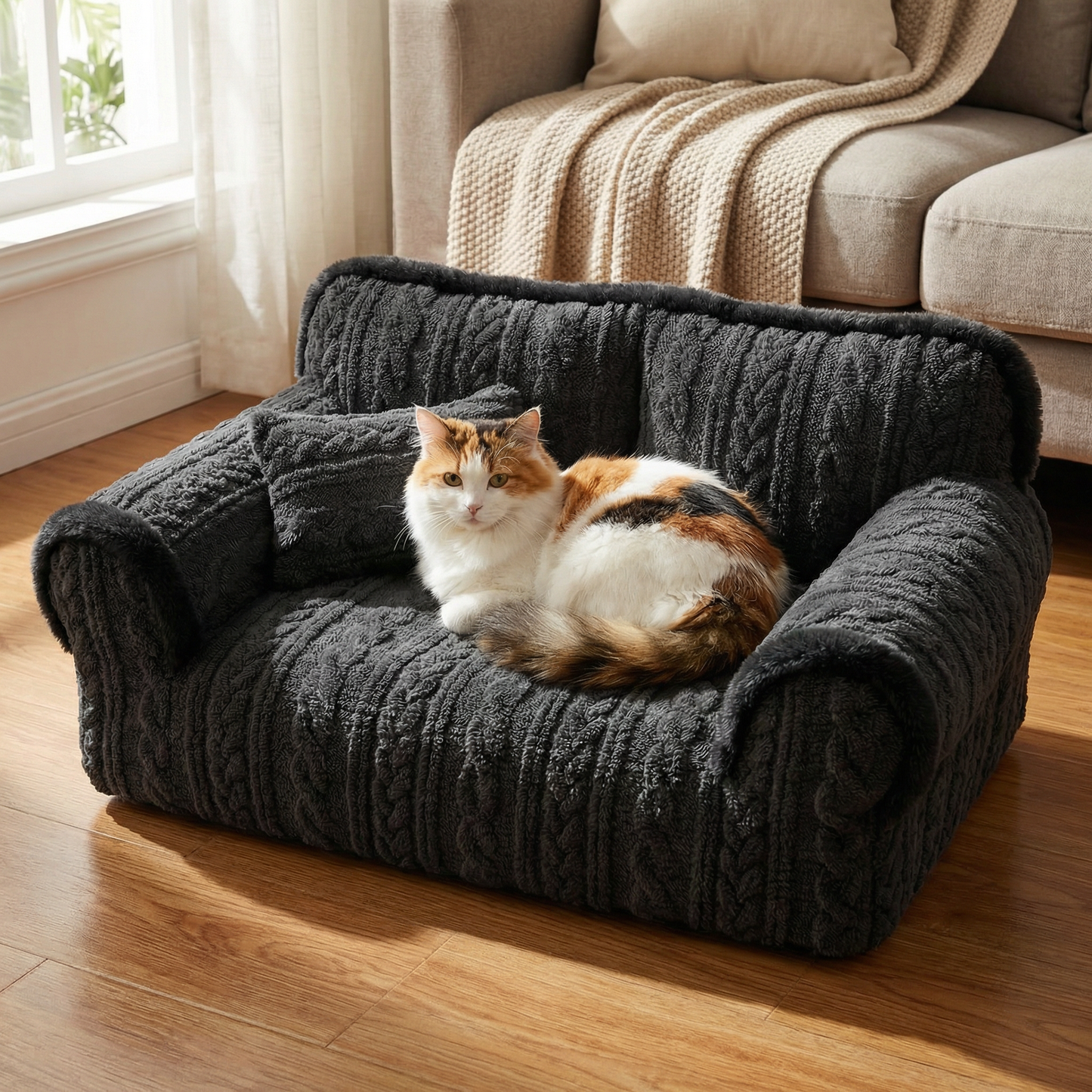 已改🐶🛋️ 𝐿𝑢𝑥𝑢𝑟𝑦 𝑃𝑒𝑡 𝑆𝑜𝑓𝑎 𝐵𝑒𝑑 – 𝐶𝑜𝑧𝑦 𝑃𝑙𝑢𝑠ℎ 𝐶𝑜𝑢𝑐ℎ 𝑓𝑜𝑟 𝐶𝑎𝑡𝑠 & 𝐷𝑜𝑔𝑠🐾